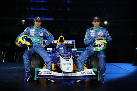 2004 - Felipe Massa og Giancarlo Fisichella.